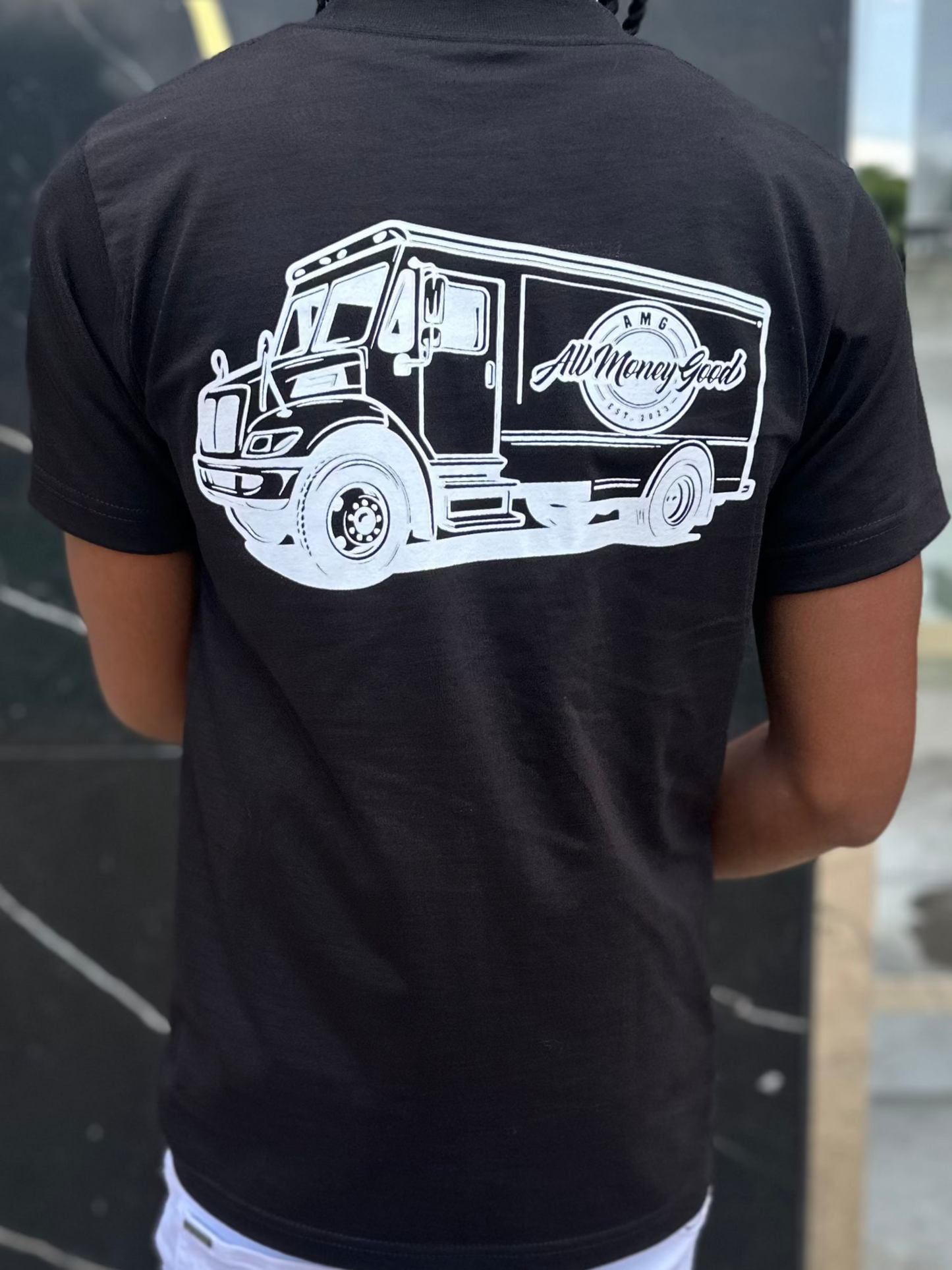 AMG Black Short Sleeve T-Shirt