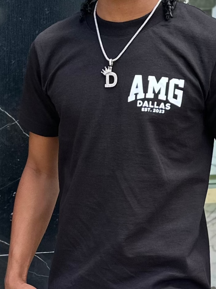 AMG Black Short Sleeve T-Shirt
