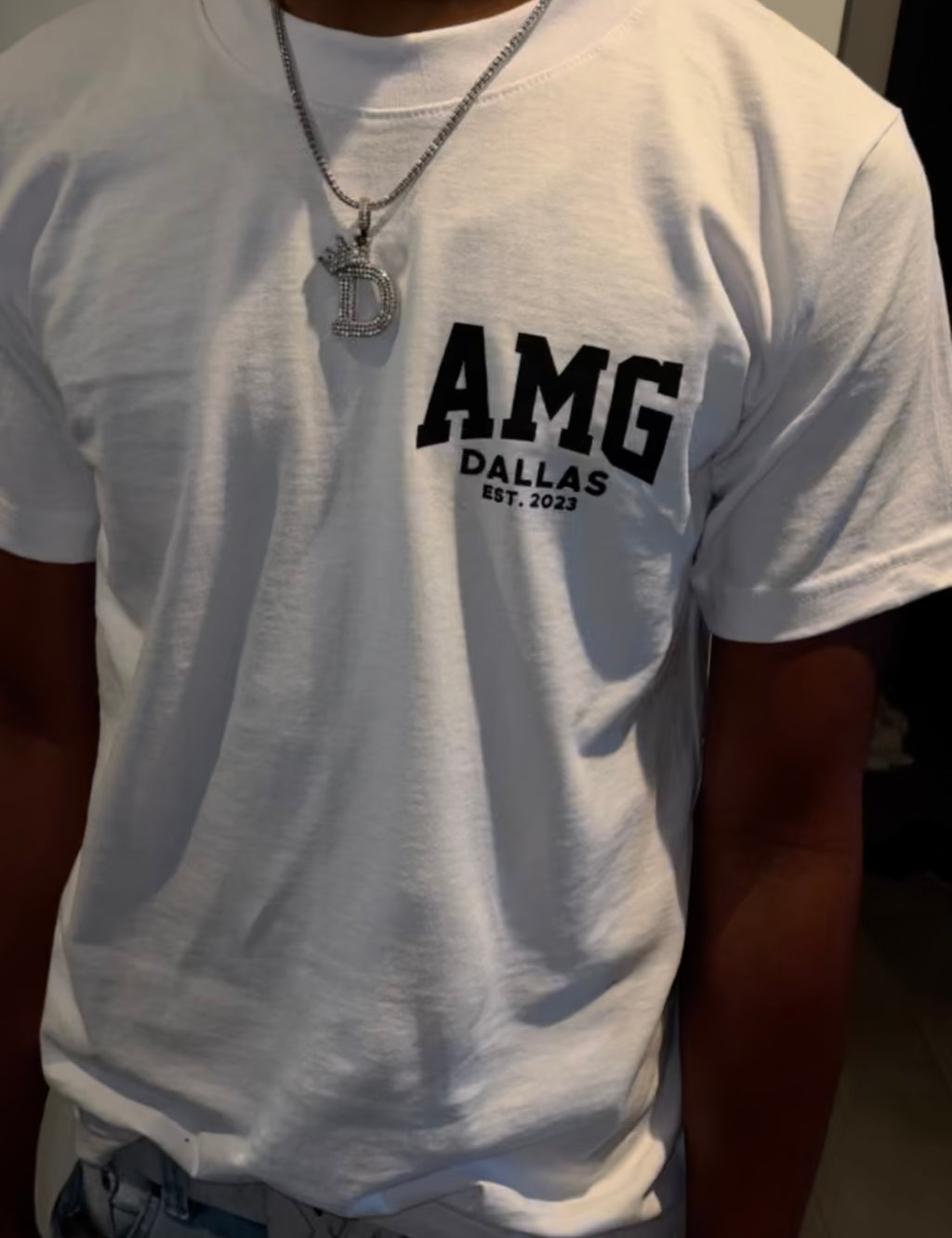 AMG White Short Sleeve T-Shirt